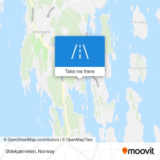 Ødekjærveien map