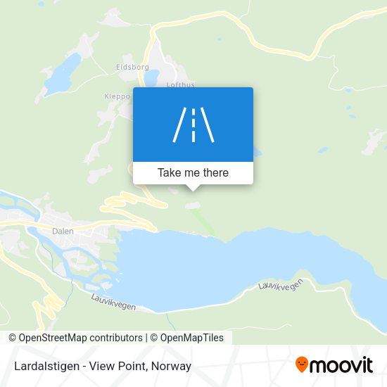 Lardalstigen - View Point map