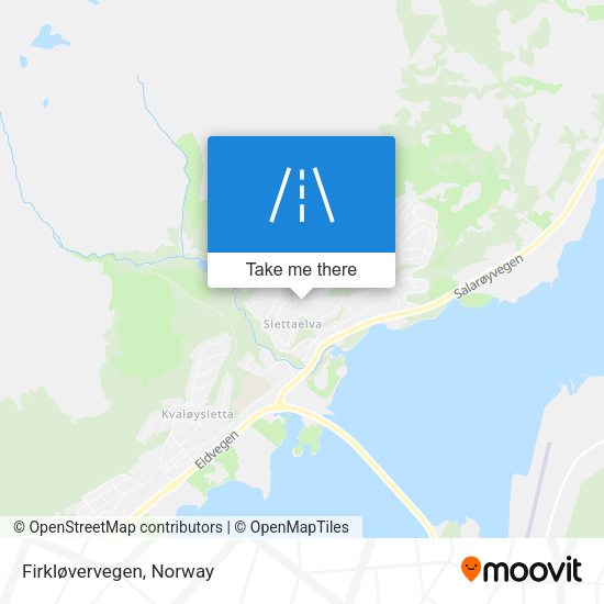 Firkløvervegen map