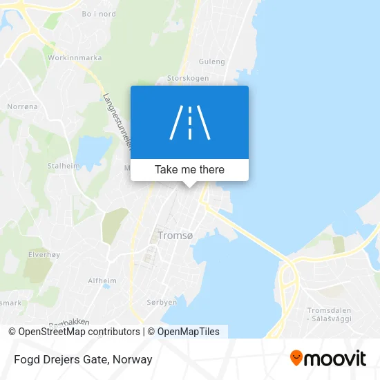 Fogd Drejers Gate map