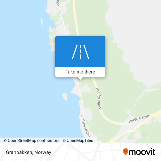 Granbakken map