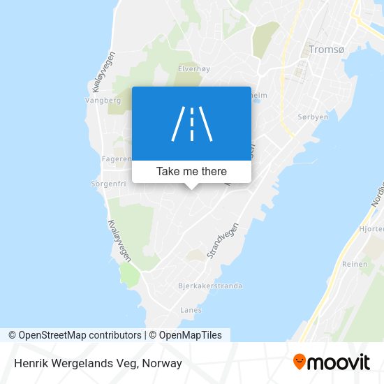 Henrik Wergelands Veg map