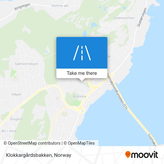Klokkargårdsbakken map