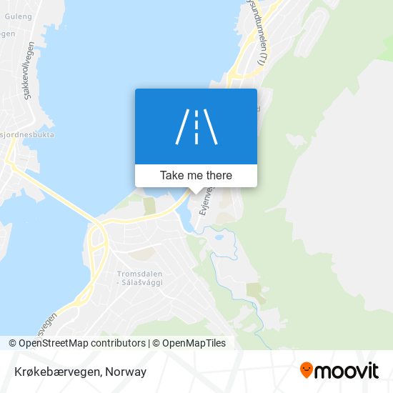 Krøkebærvegen map