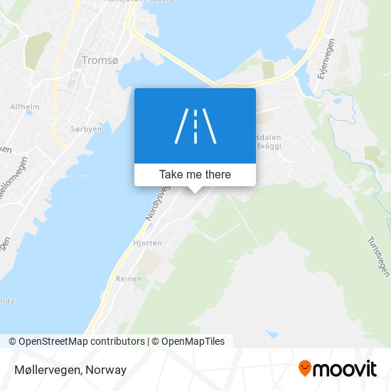 Møllervegen map