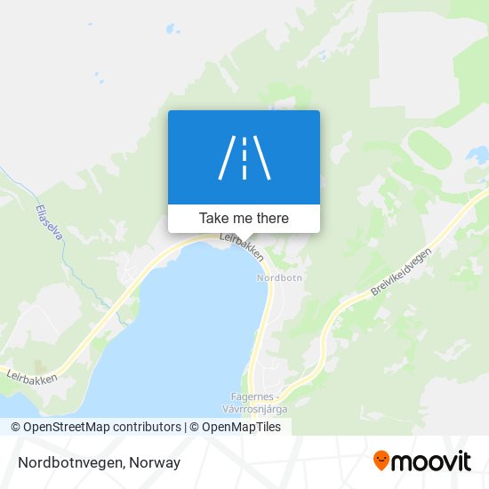 Nordbotnvegen map