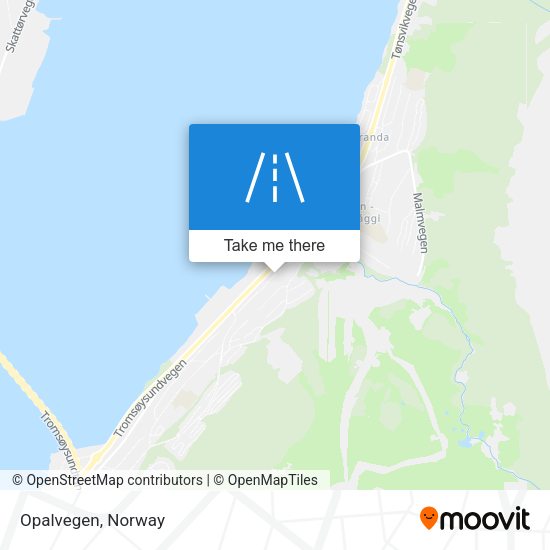 Opalvegen map