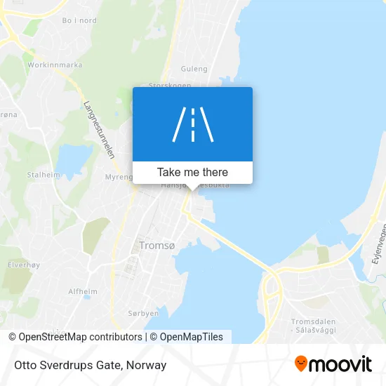 Otto Sverdrups Gate map