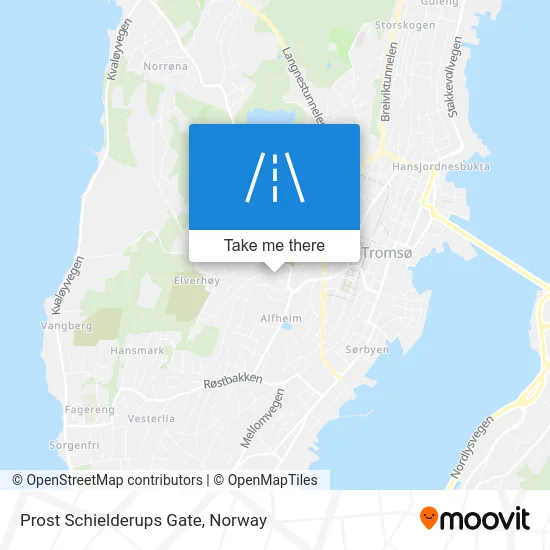 Prost Schielderups Gate map