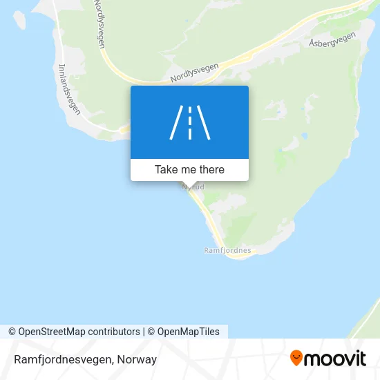 Ramfjordnesvegen map