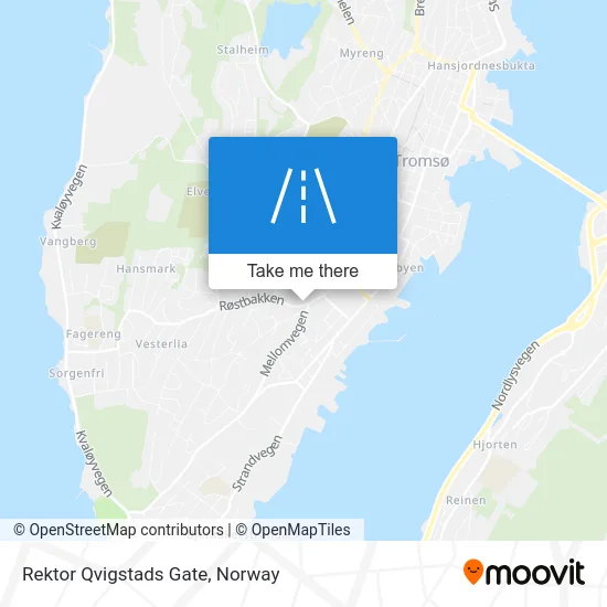 Rektor Qvigstads Gate map