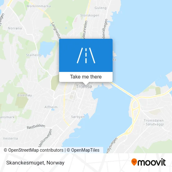 Skanckesmuget map