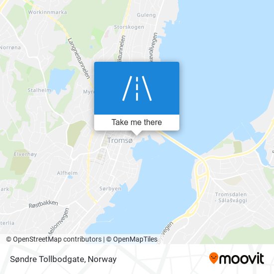 Søndre Tollbodgate map