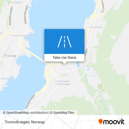 Tromvikvegen map