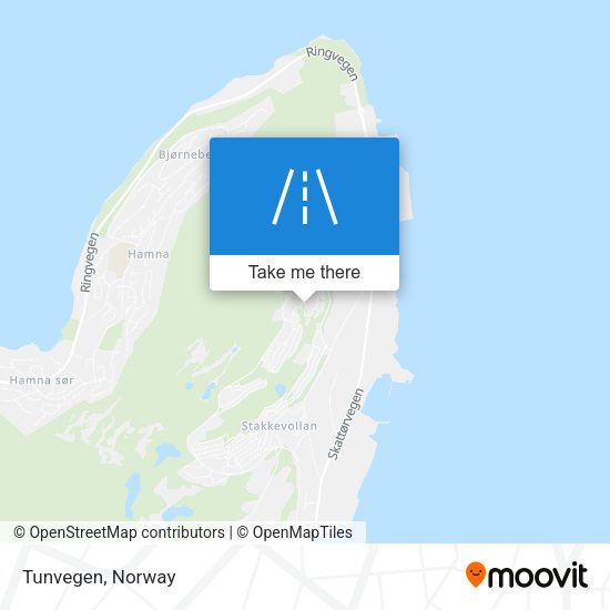 Tunvegen map