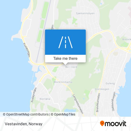 Vestavinden map