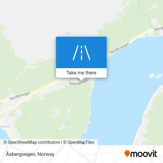 Åsbergvegen map