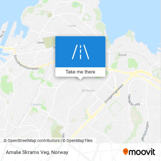 Amalie Skrams Veg map