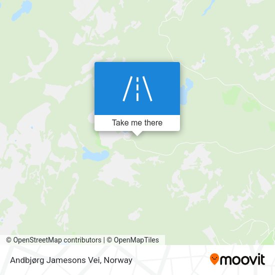 Andbjørg Jamesons Vei map