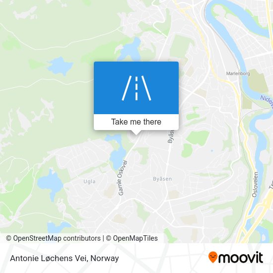 Antonie Løchens Vei map