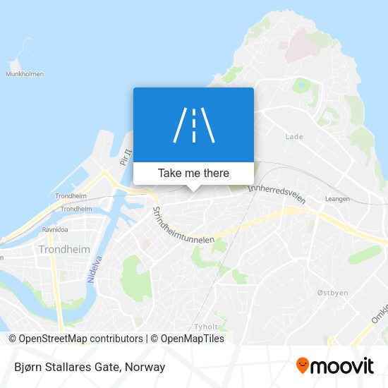 Bjørn Stallares Gate map