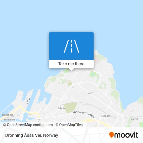 Dronning Åsas Vei map