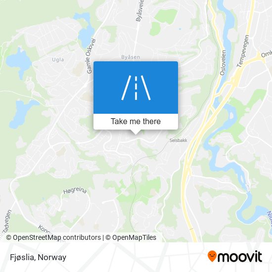 Fjøslia map