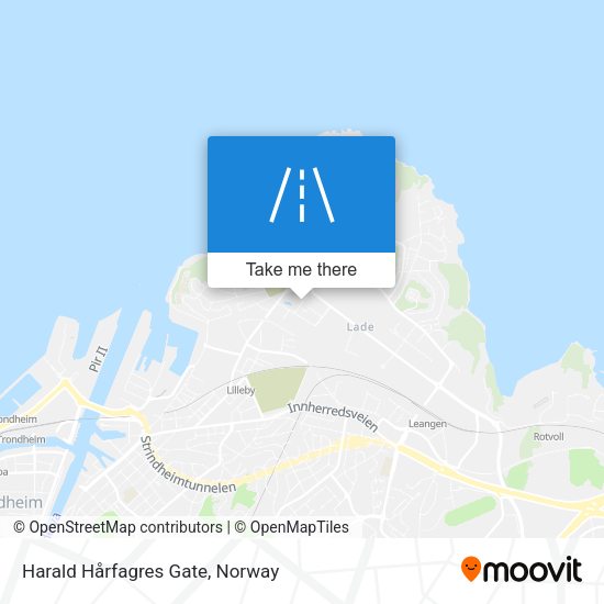 Harald Hårfagres Gate map