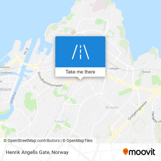 Henrik Angells Gate map