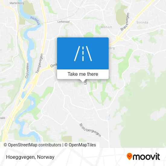 Hoeggvegen map