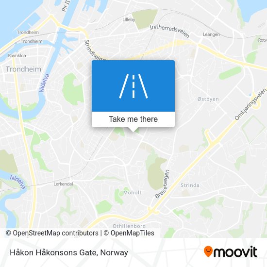Håkon Håkonsons Gate map