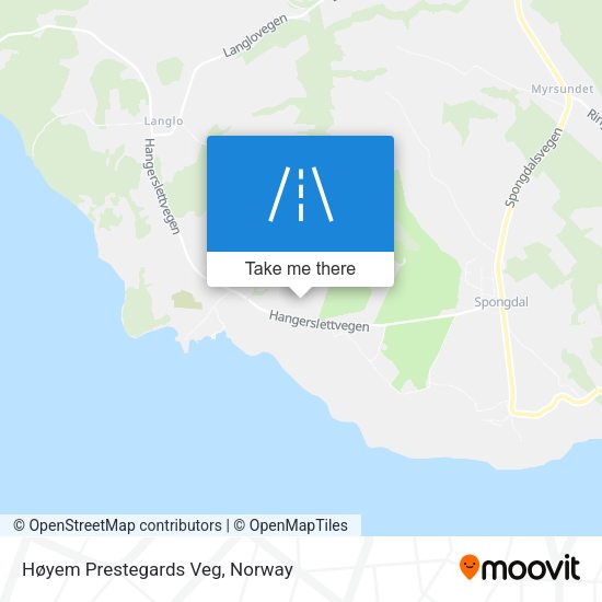 Høyem Prestegards Veg map