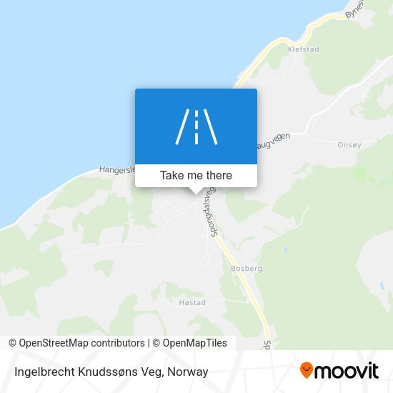 Ingelbrecht Knudssøns Veg map