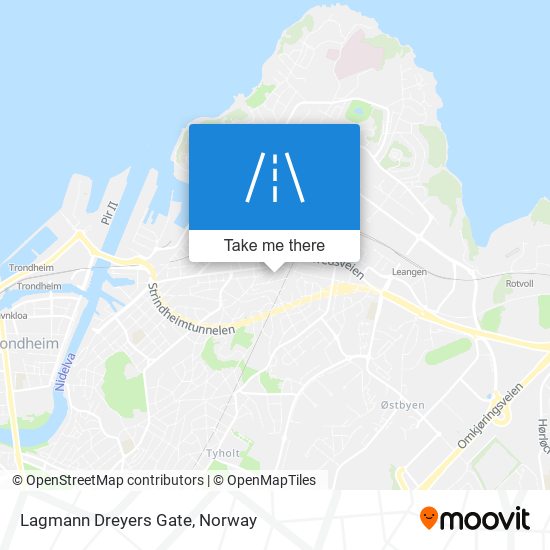 Lagmann Dreyers Gate map