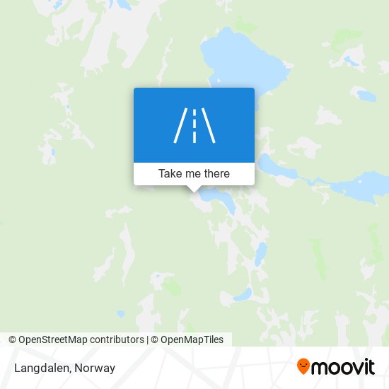 Langdalen map