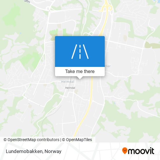 Lundemobakken map