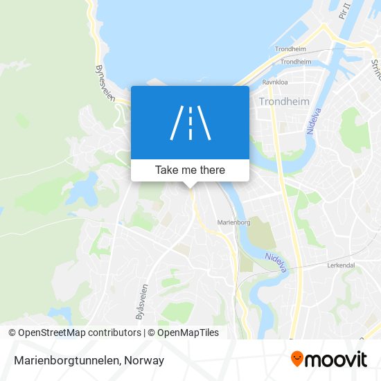 Marienborgtunnelen map