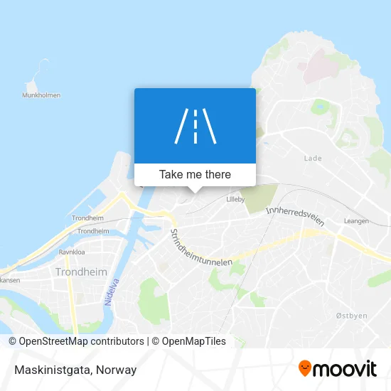Maskinistgata map