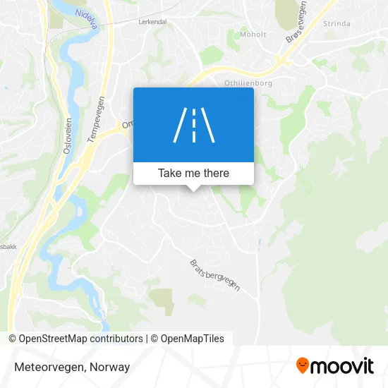Meteorvegen map