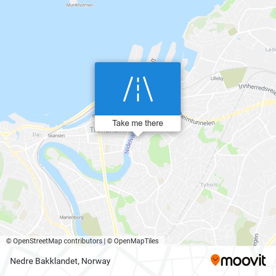 Nedre Bakklandet map