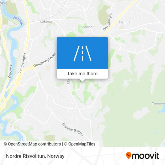 Nordre Risvolltun map