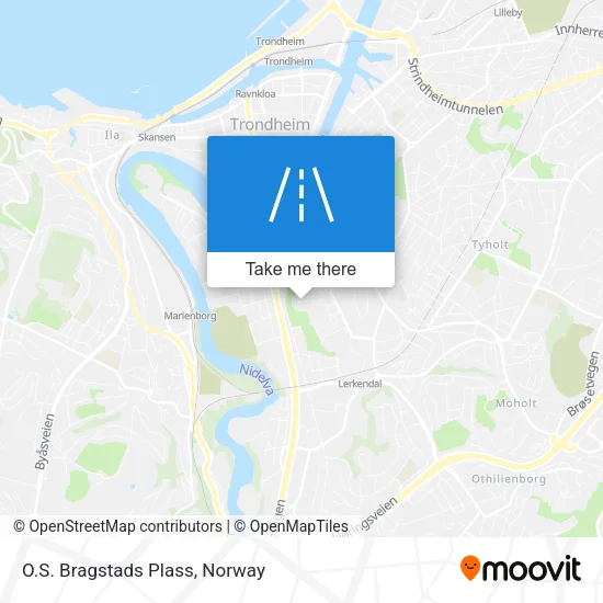 O.S. Bragstads Plass map