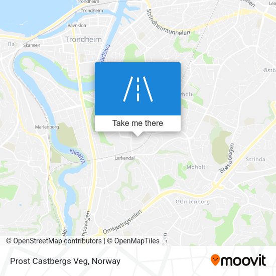 Prost Castbergs Veg map