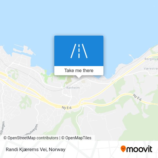 Randi Kjærems Vei map