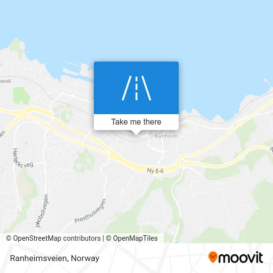 Ranheimsveien map