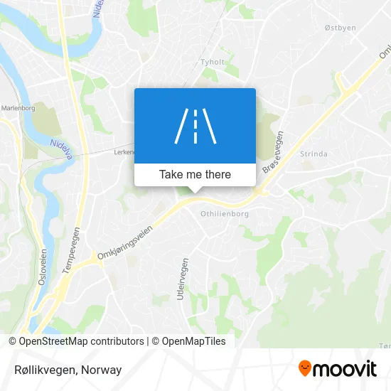 Røllikvegen map