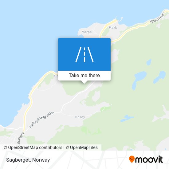 Sagberget map