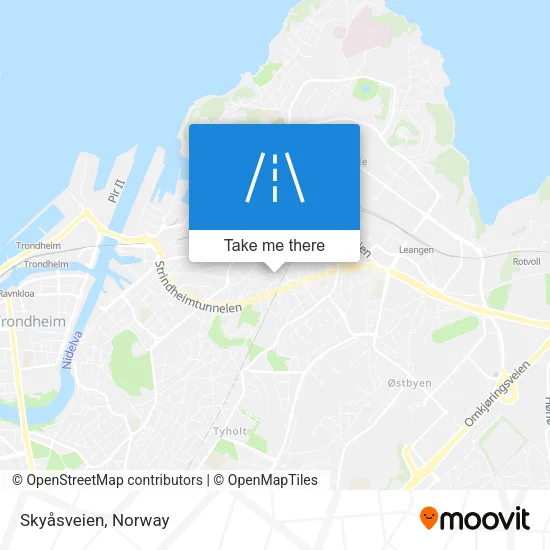 Skyåsveien map