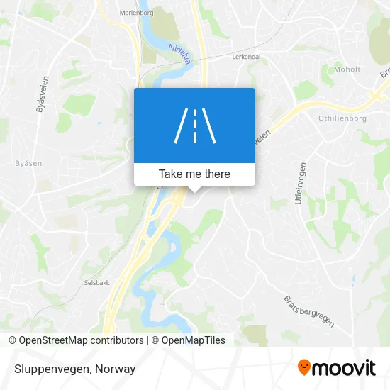 Sluppenvegen map