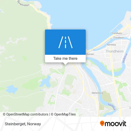 Steinberget map